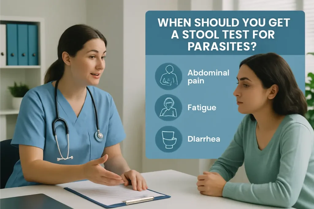 A detailed editorial-quality landscape image depicting a clean, modern medical setting with a healthcare professional (doctor or